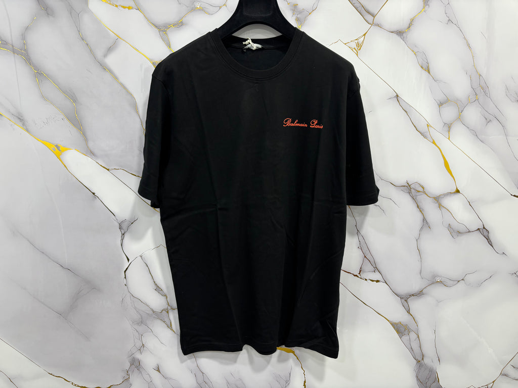 T-SHIRT BALMAIN ( VERDE/ROSSO)