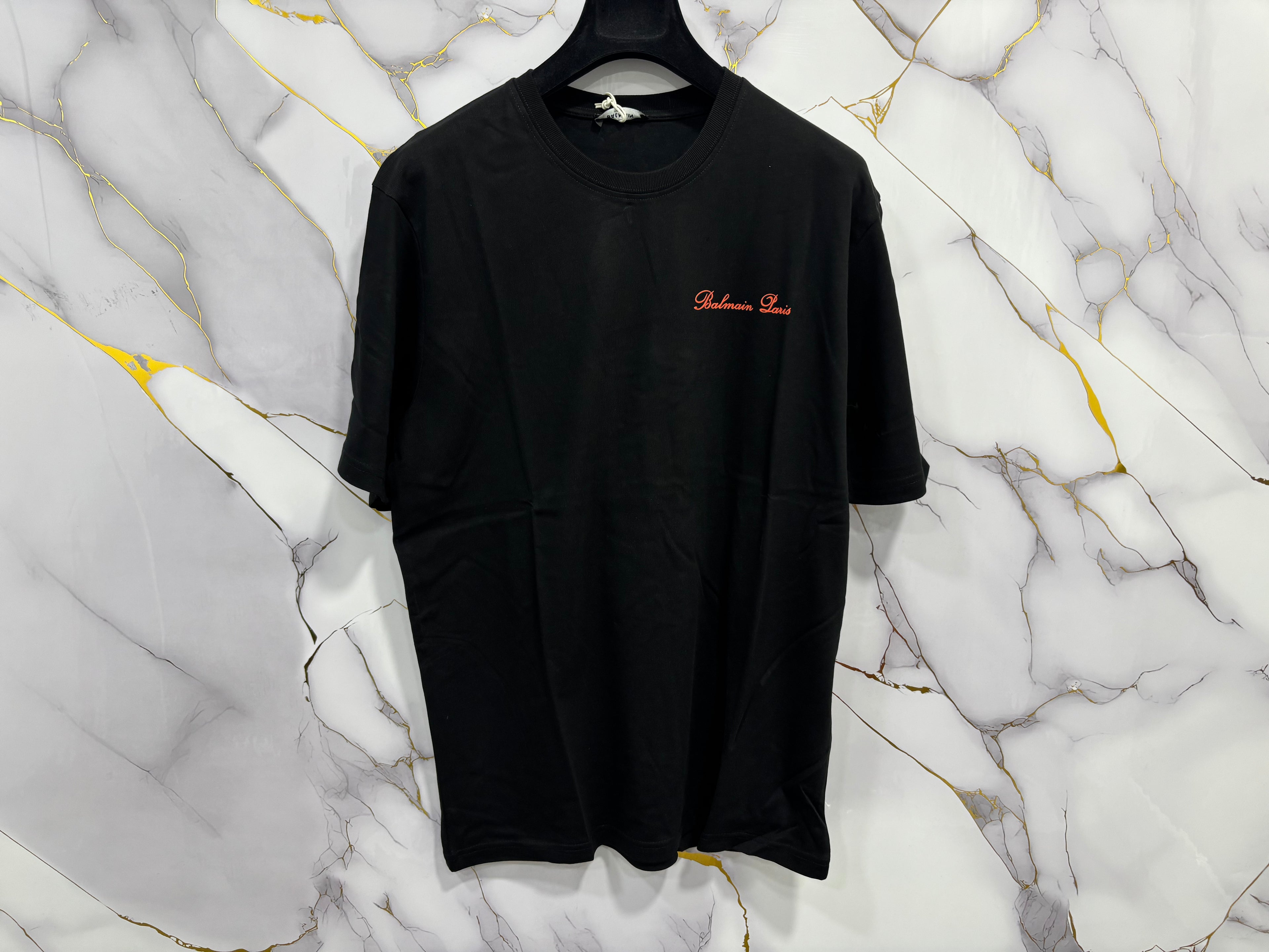 T-SHIRT BALMAIN ( VERDE/ROSSO)