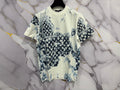T-SHIRT LV (BIANCA BLU)