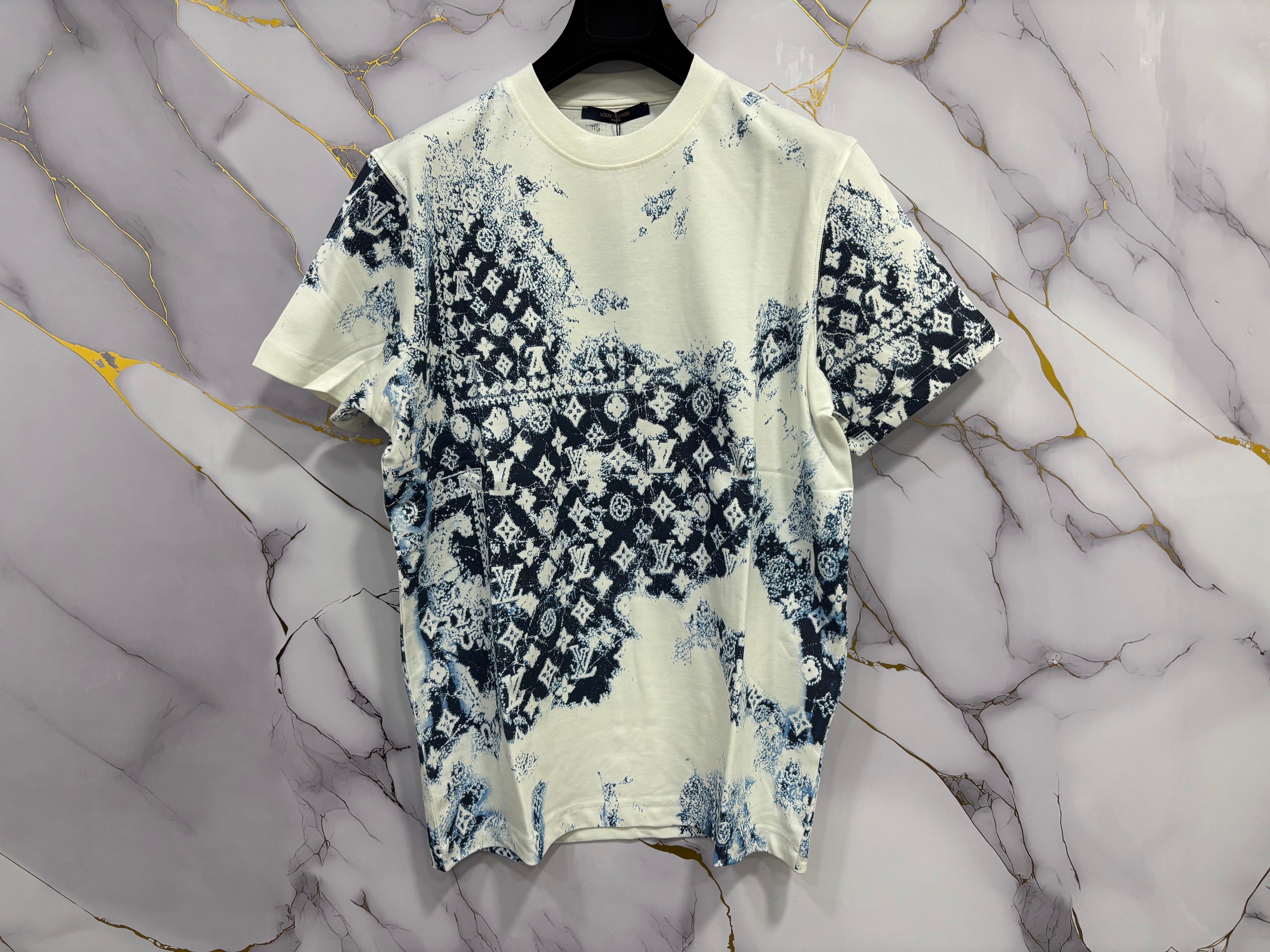 T-SHIRT LV (BIANCA BLU)