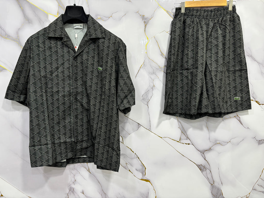 COMPLETO LACOSTE (CAMICIA+BERMUDA)