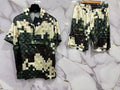 COMPLETO LV QUADRONI (CAMICIA+BERMUDA)