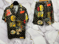 COMPLETO LV FANTASIA ORO (CAMICIA+BERMUDA)