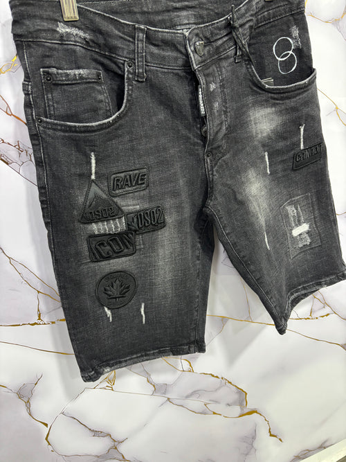 BERMUDA DSQ (NERO TOPPE)