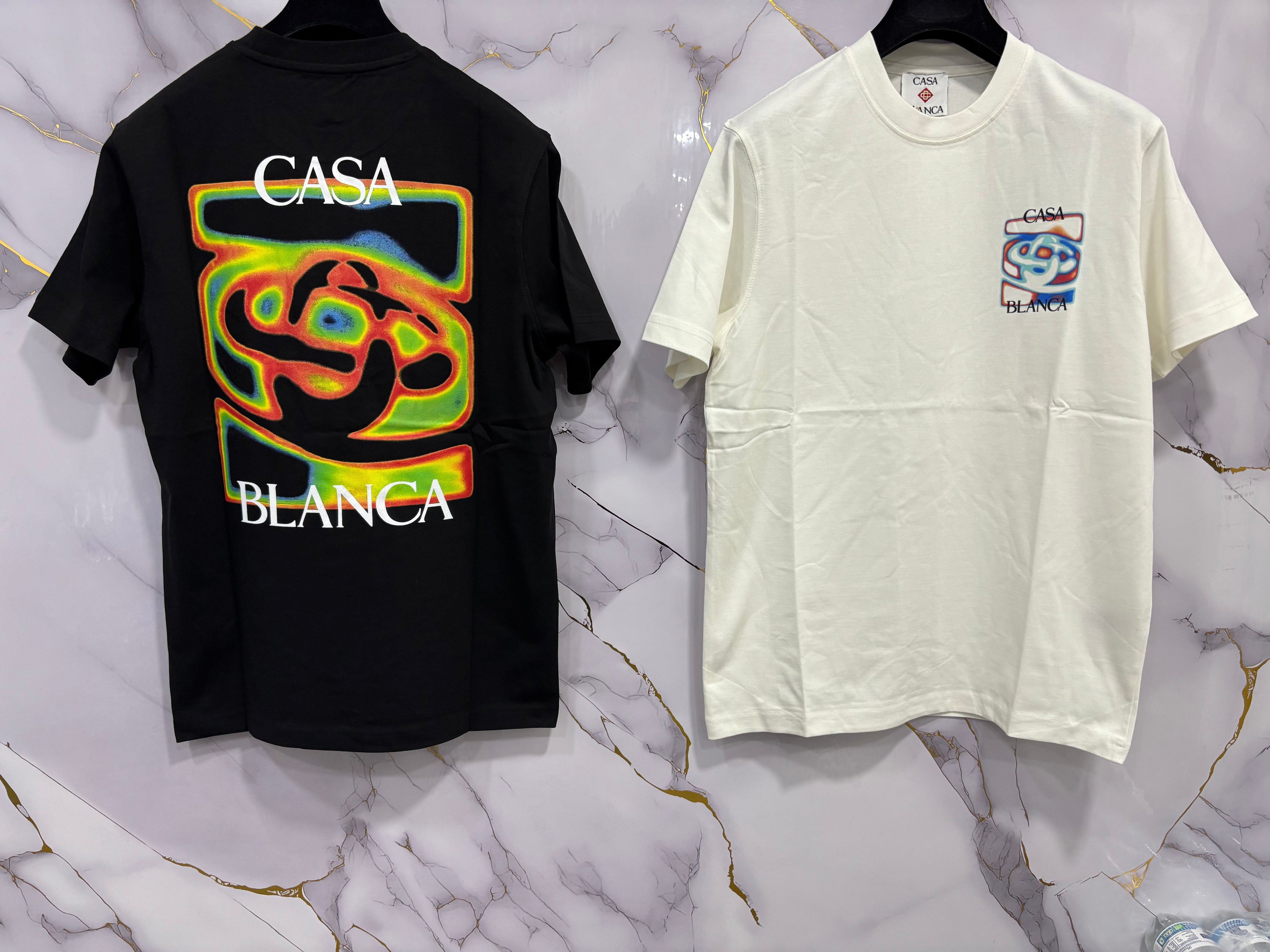 T-SHIRT CASABLANCA (FLUO)